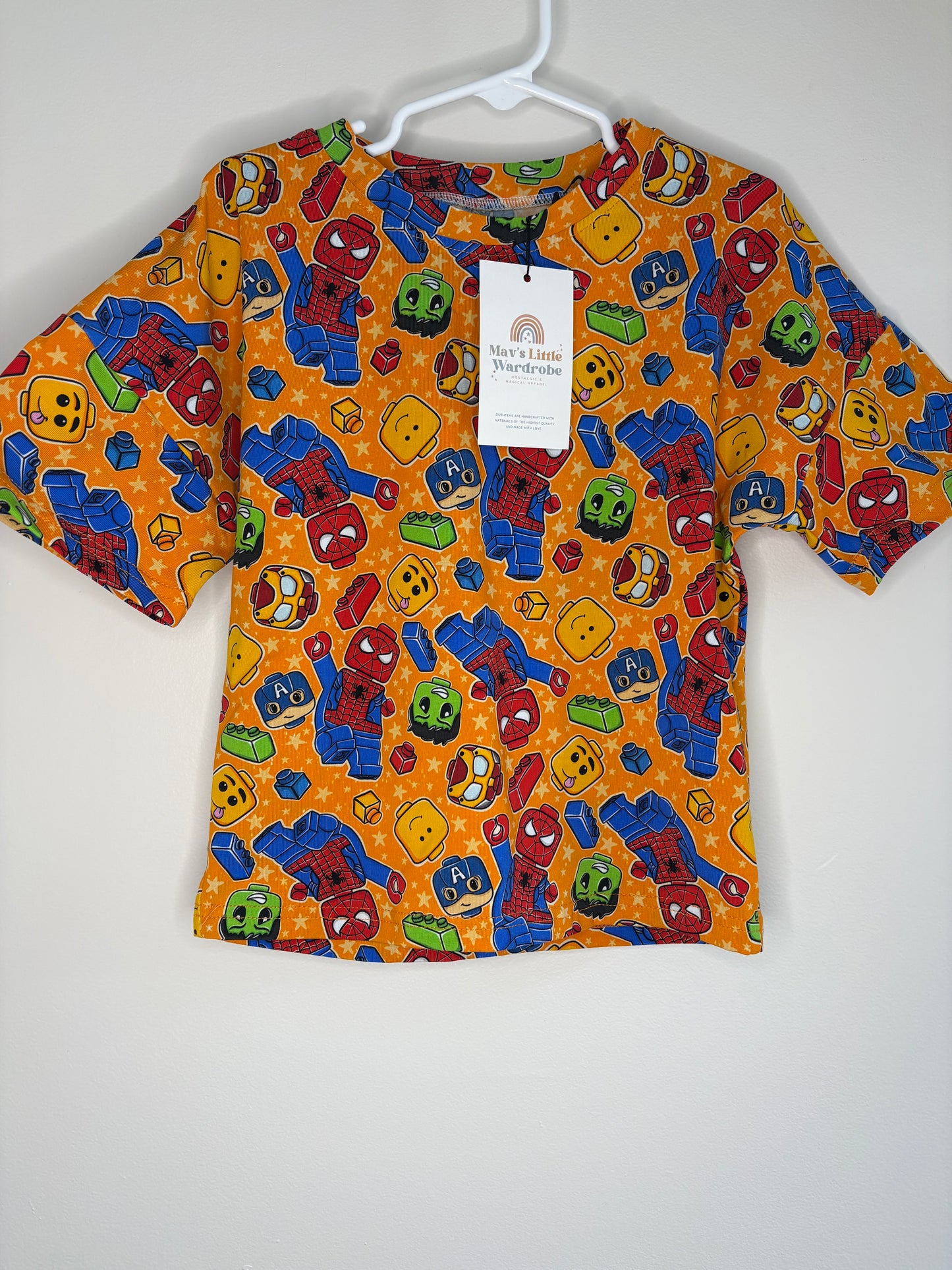 pre-loved :: 5-6T Lego Spiderman Tee (NWT)