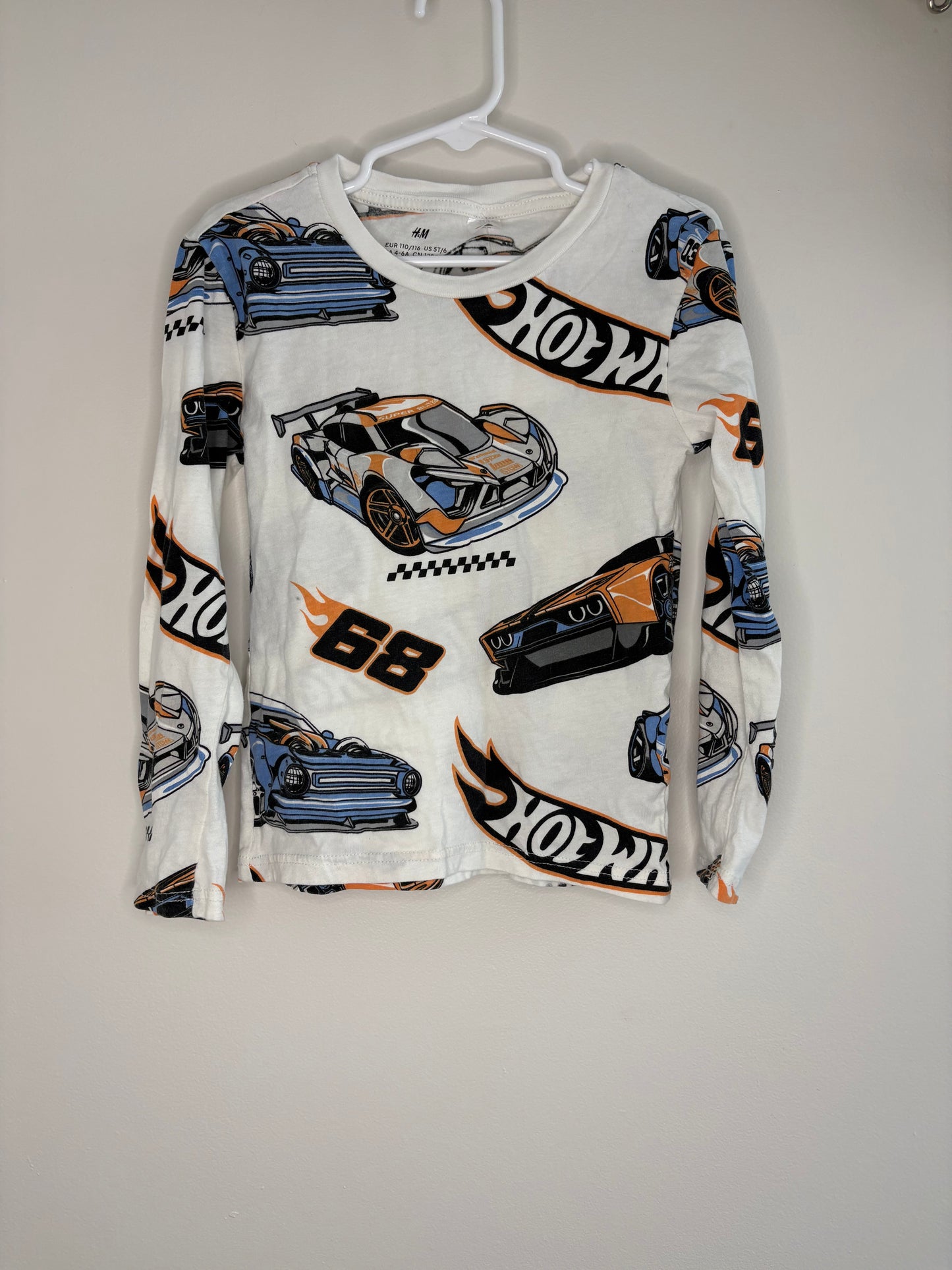 pre-loved :: 4-6Y Hot Wheels Long Sleeve Top