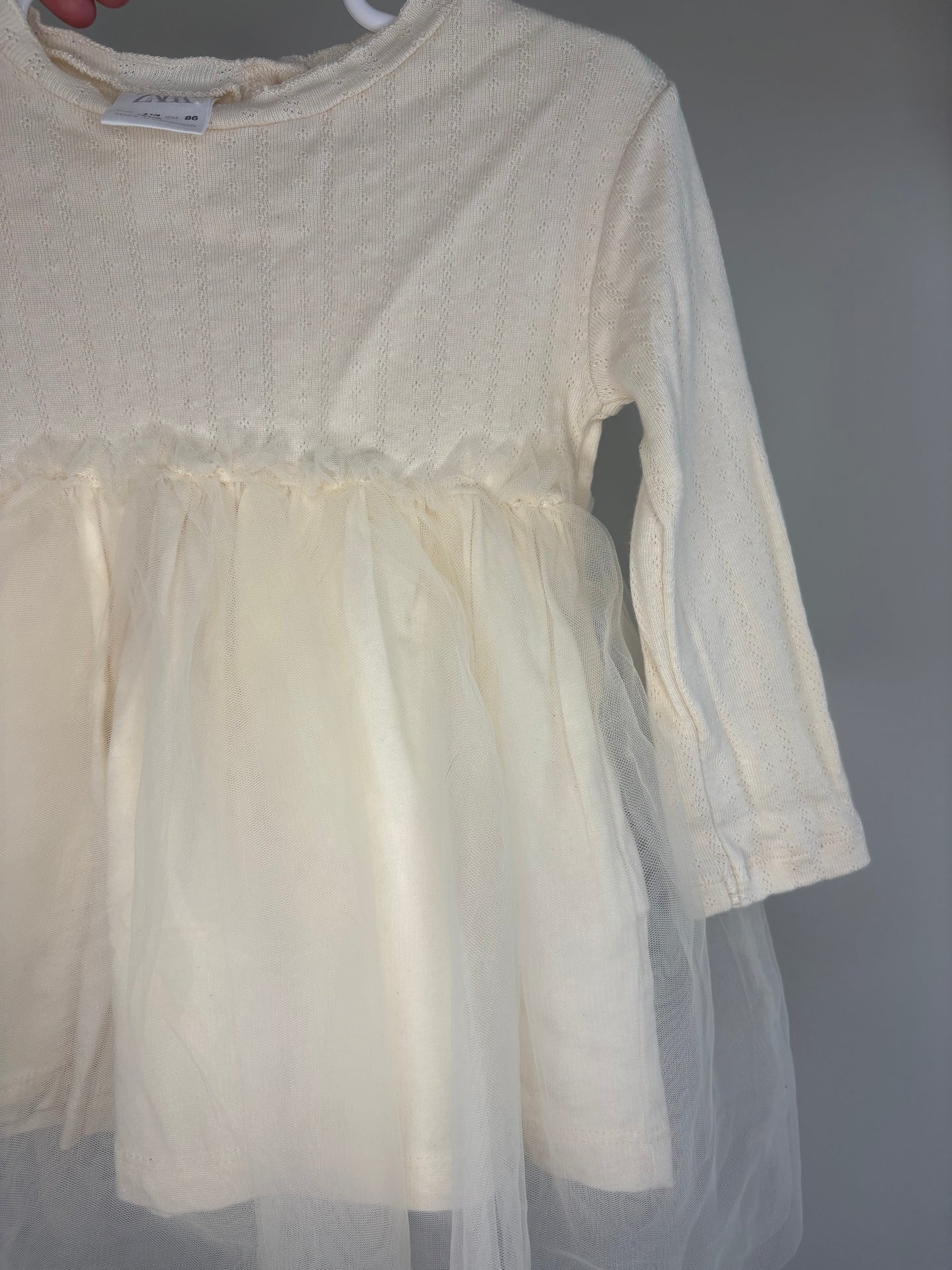 pre-loved :: 18M Cream Tulle Dress