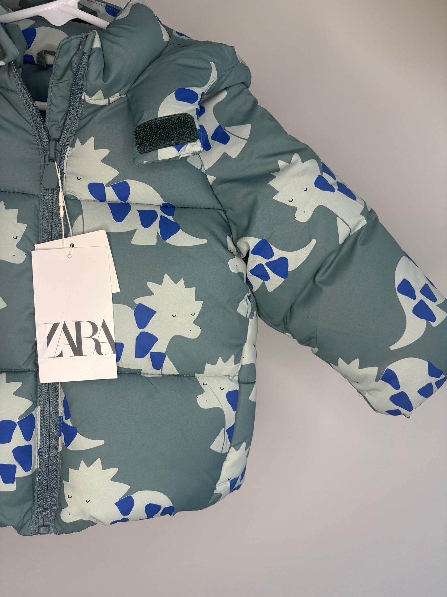 pre-loved :: 9-12M Dinosaur Puffer (NWT - bigger fit)