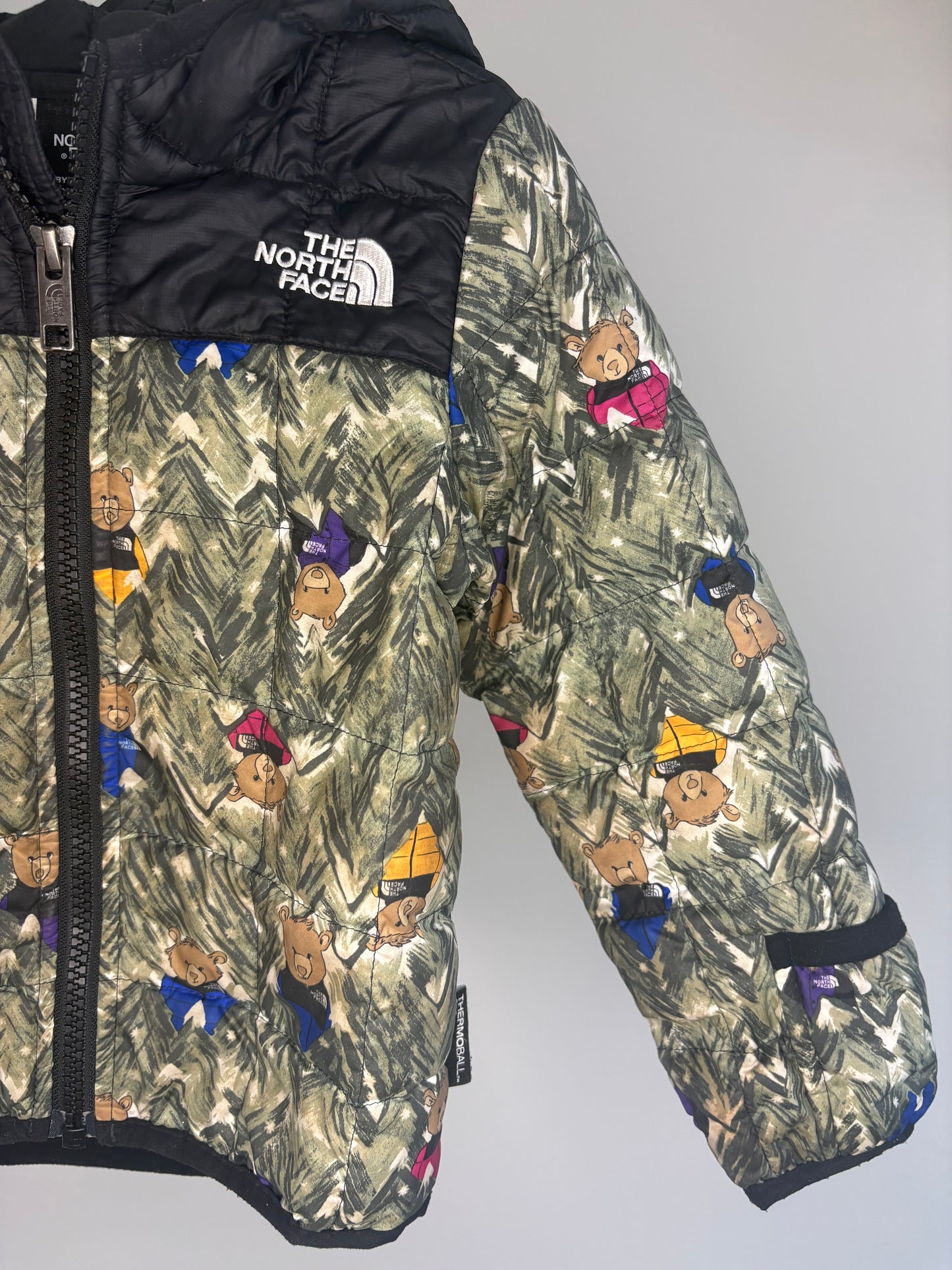 pre-loved :: 12-18M Bear Print Puffer Coat