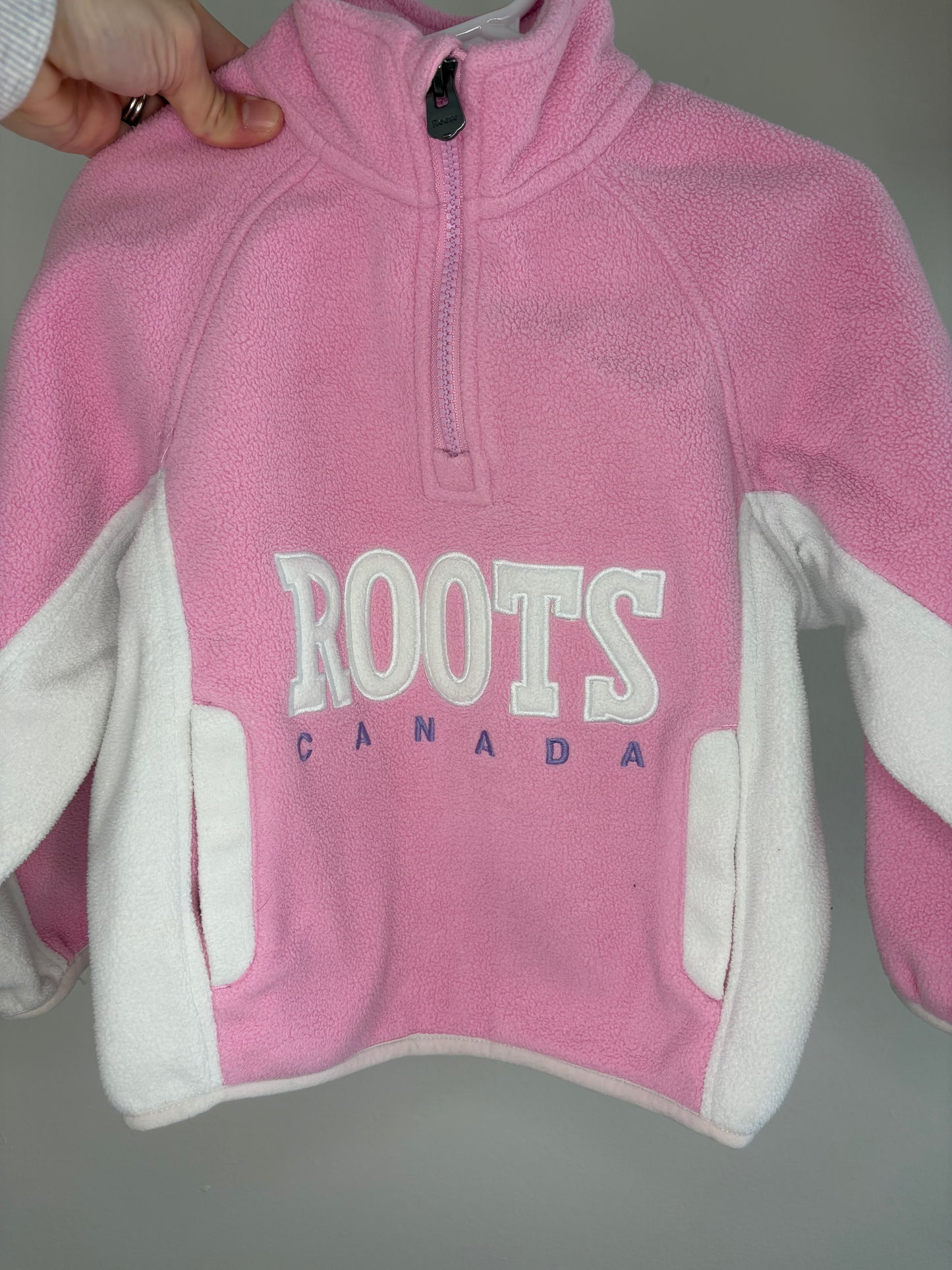 pre-loved :: 3T ROOTS Fleece Quarter Zip