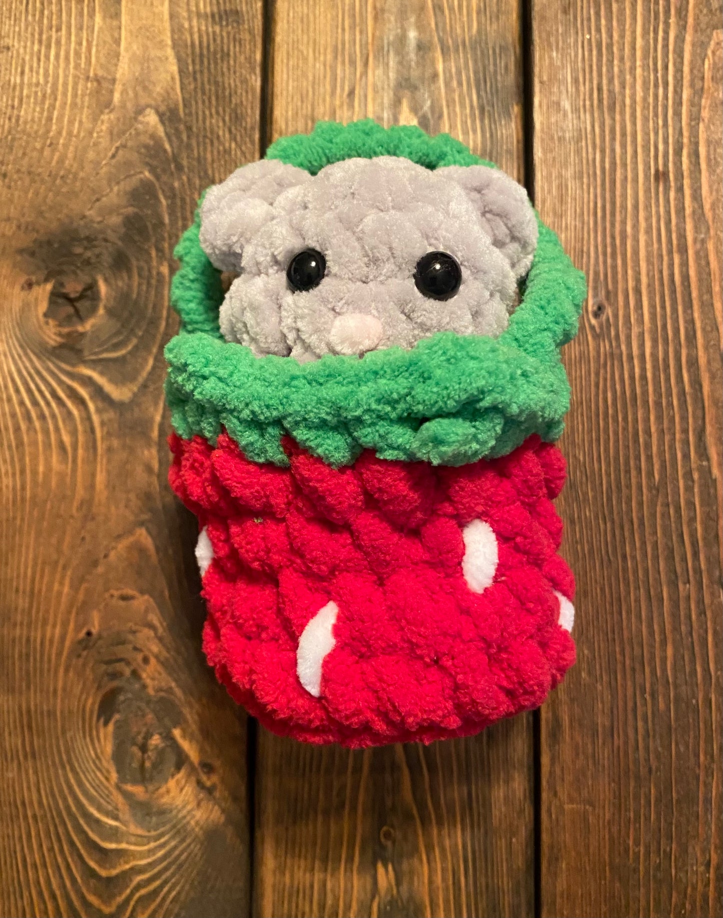 Mouse In Strawberry