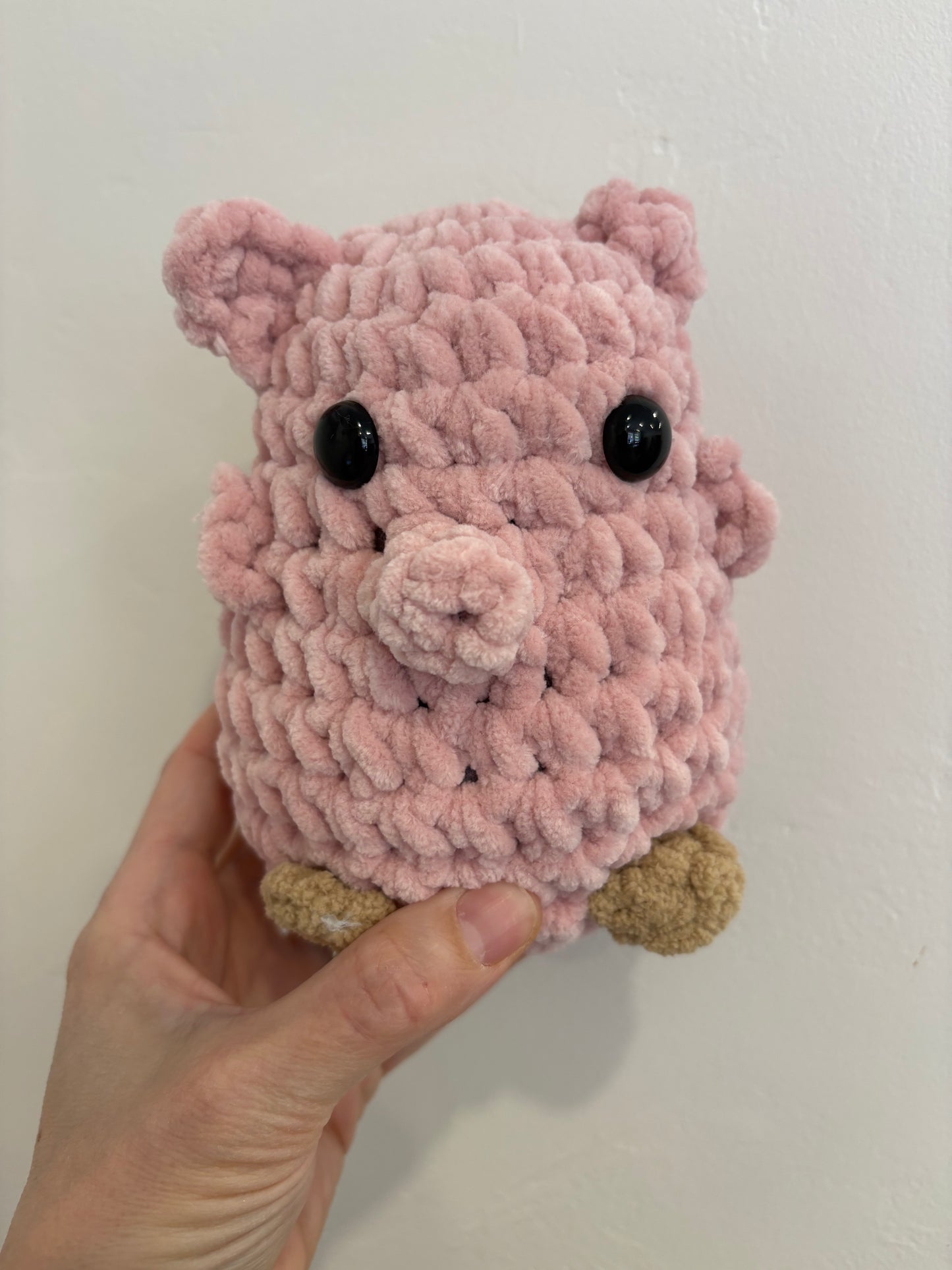 Hand Crochet Pig