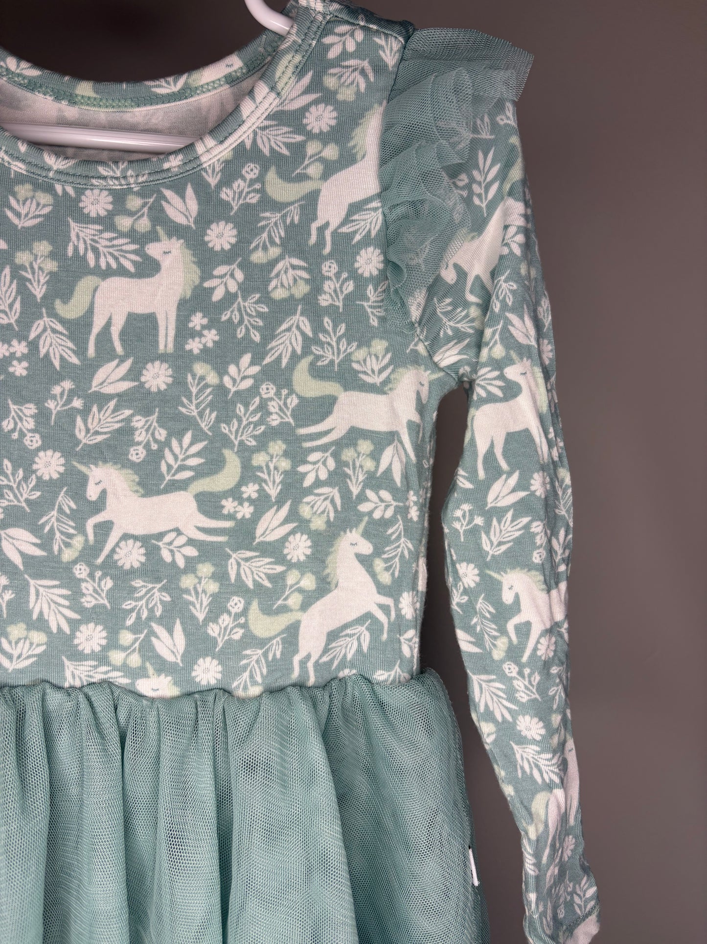 pre-loved :: 3T Unicorn Bamboo Tulle Dress