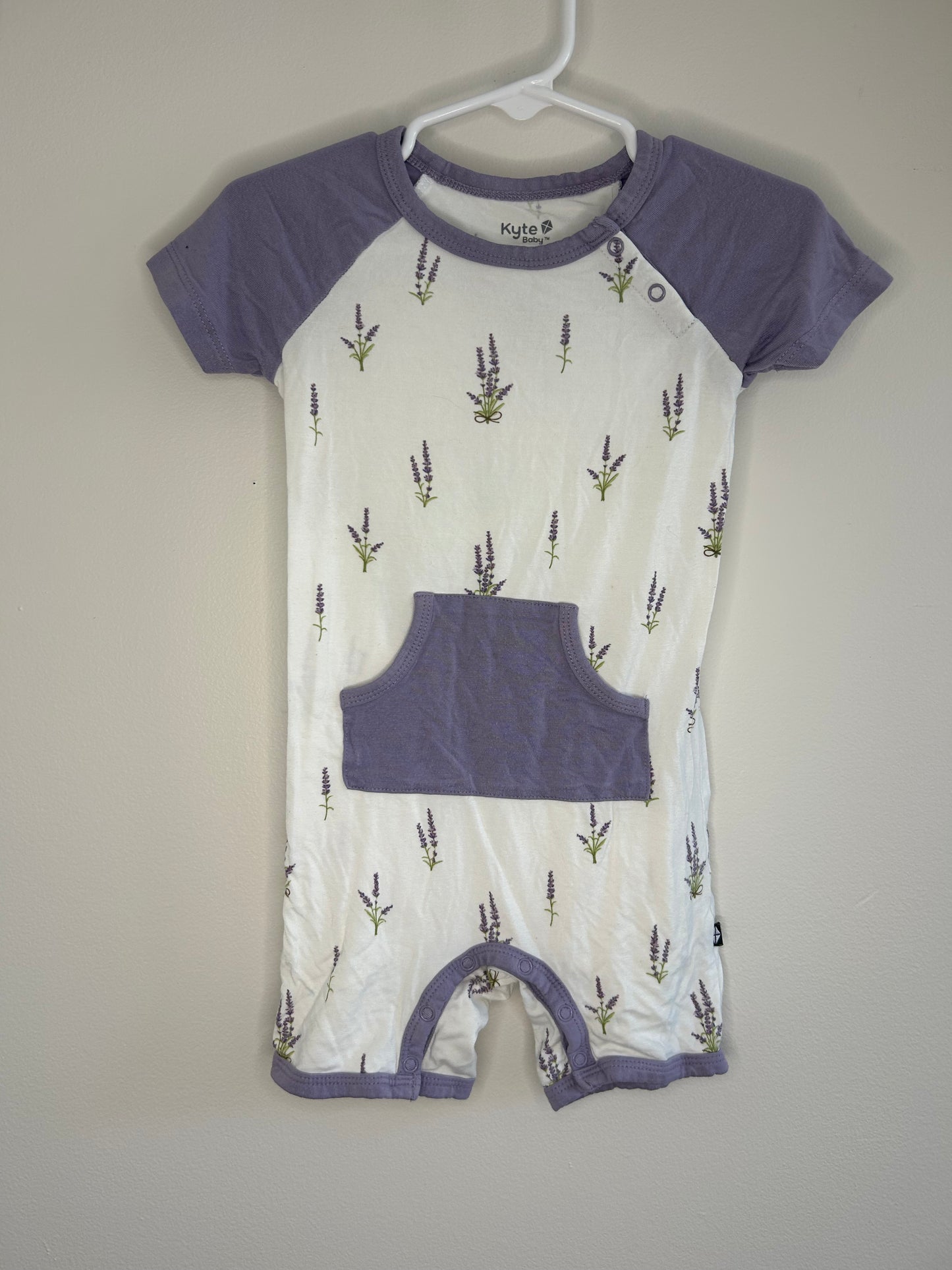 pre-loved :: 2T Lavender Short Romper by Kyte
