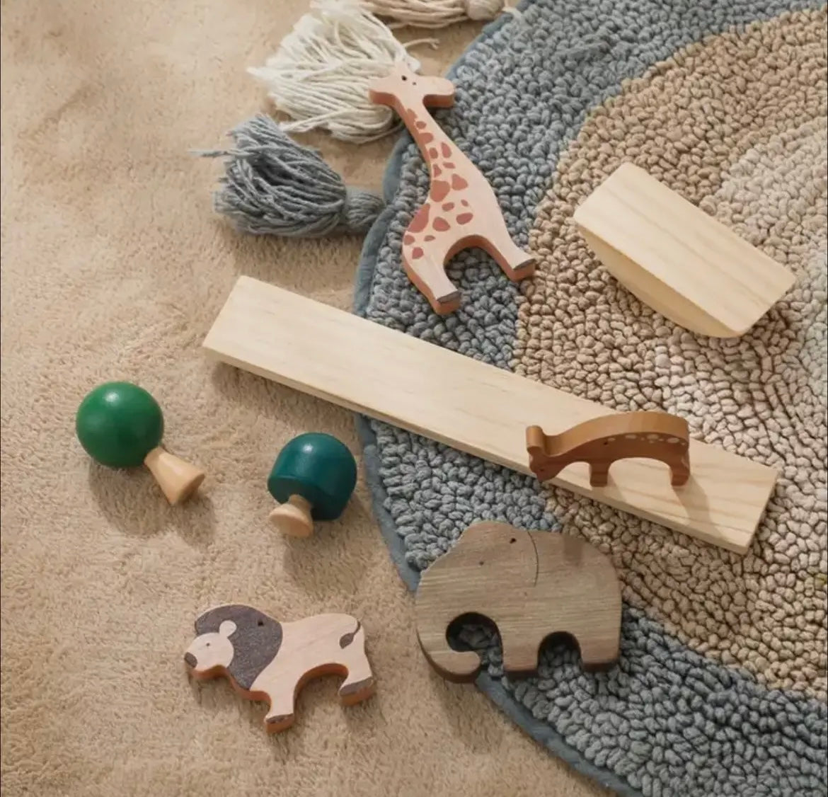Safari Wooden Stacker