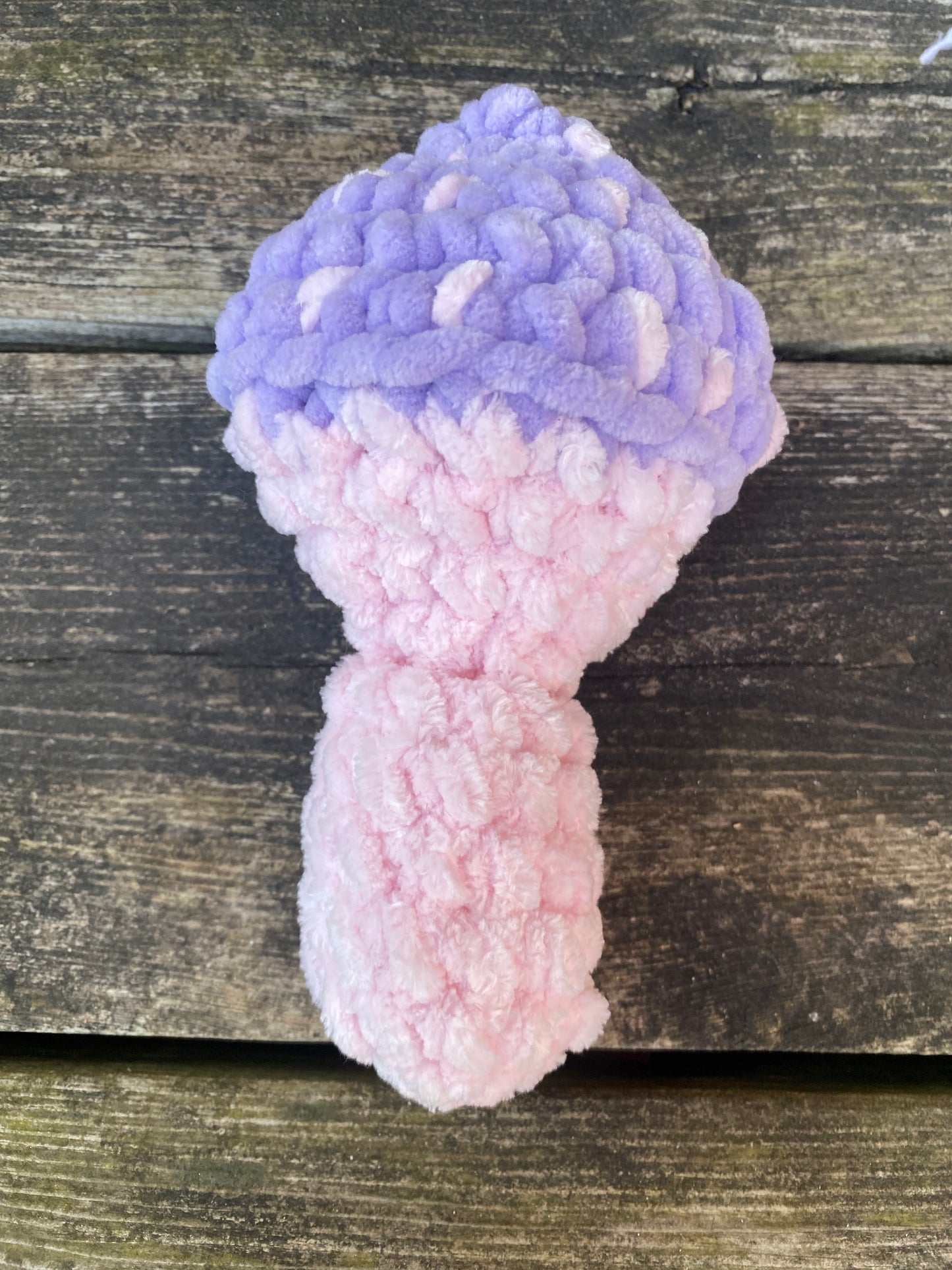 Hand Crochet Popping Mushroom