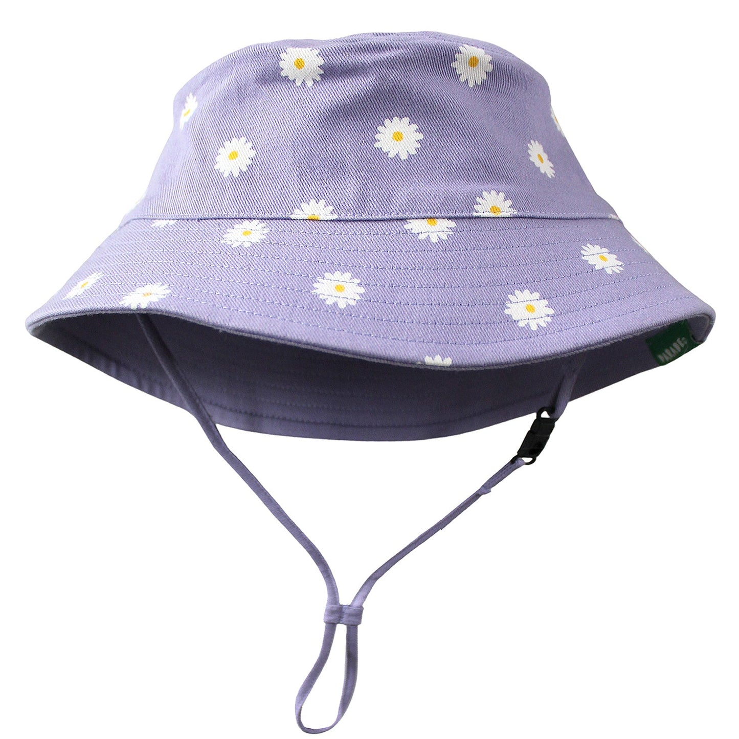 Reversible Organic Cotton Bucket Hat - Daisies