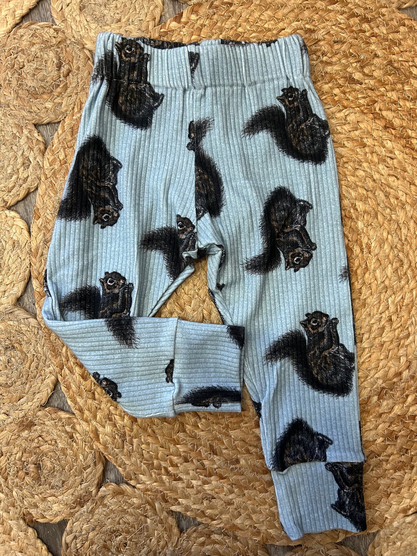 *RESCUE* Ribbed Pants - Squirrel