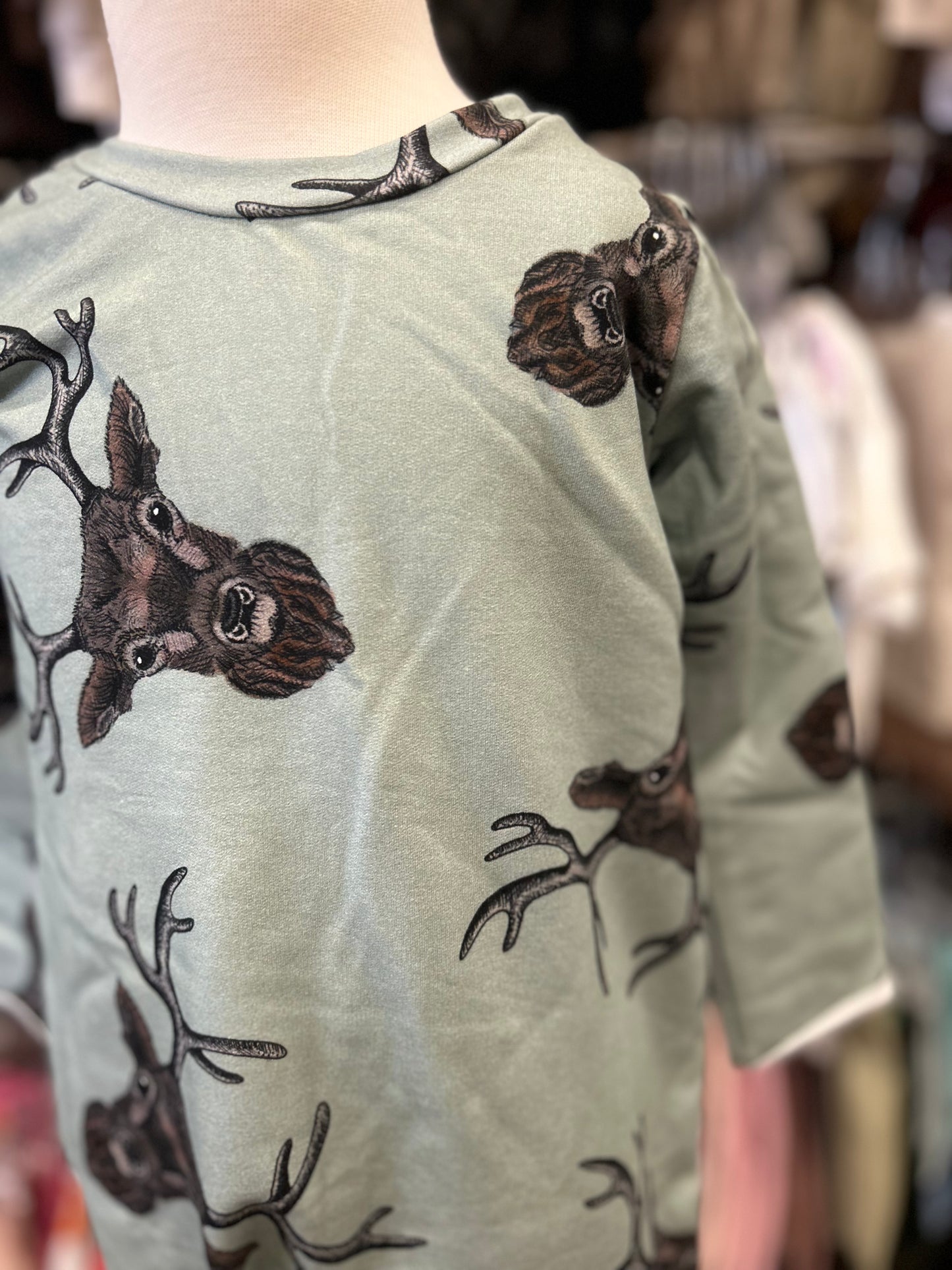 *RESCUE* Long Sleeve Romper - Deer