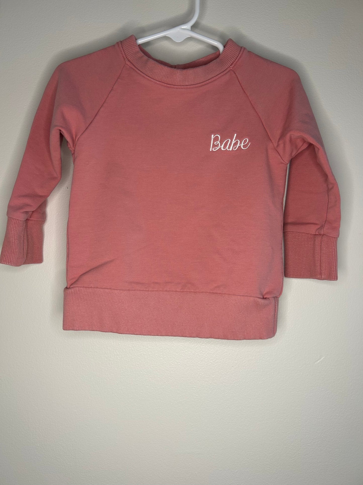 pre-loved :: 18-24M "Babe" Crewneck