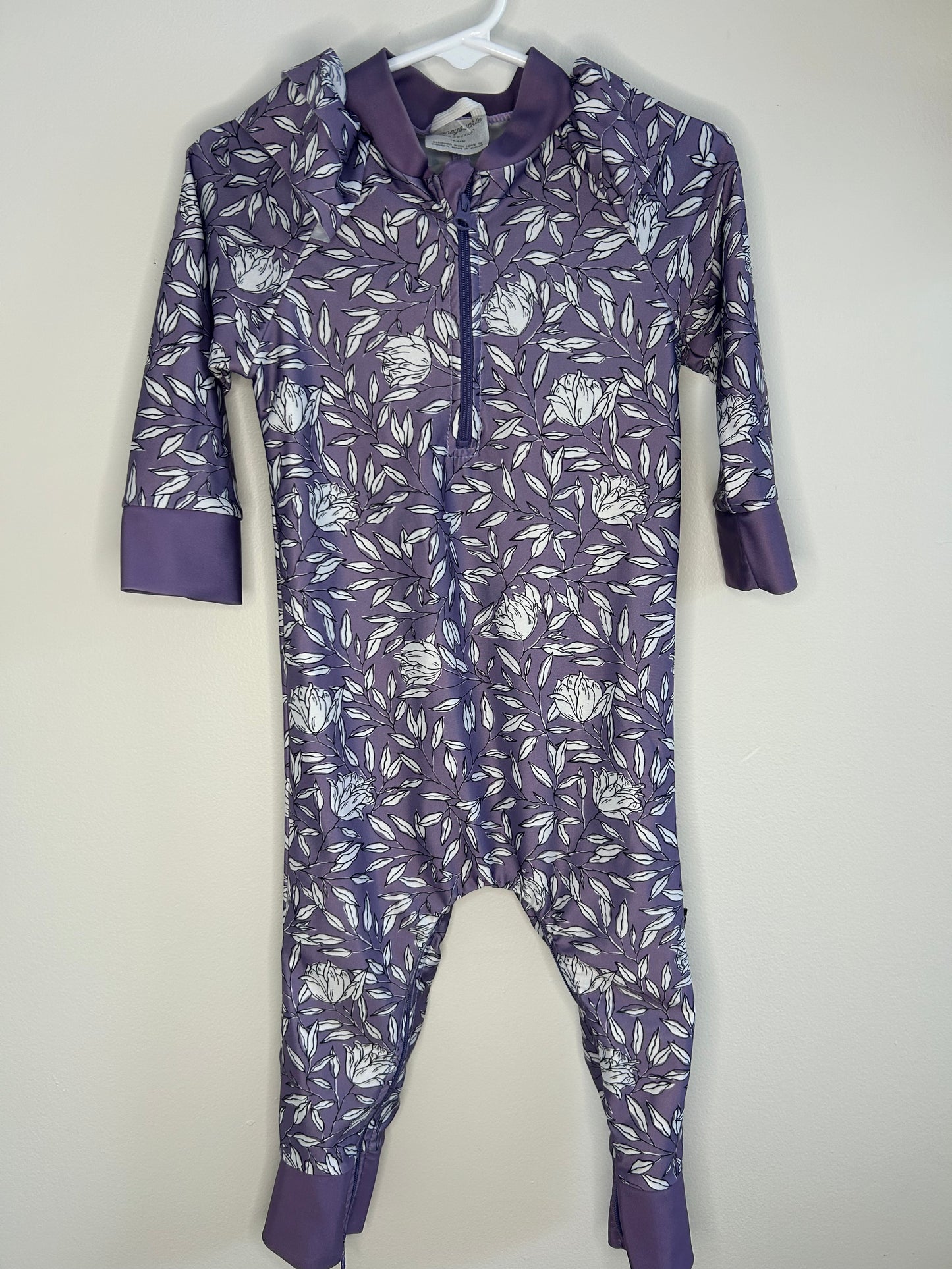 pre-loved :: 18-24M Purple Floral Sunsuit