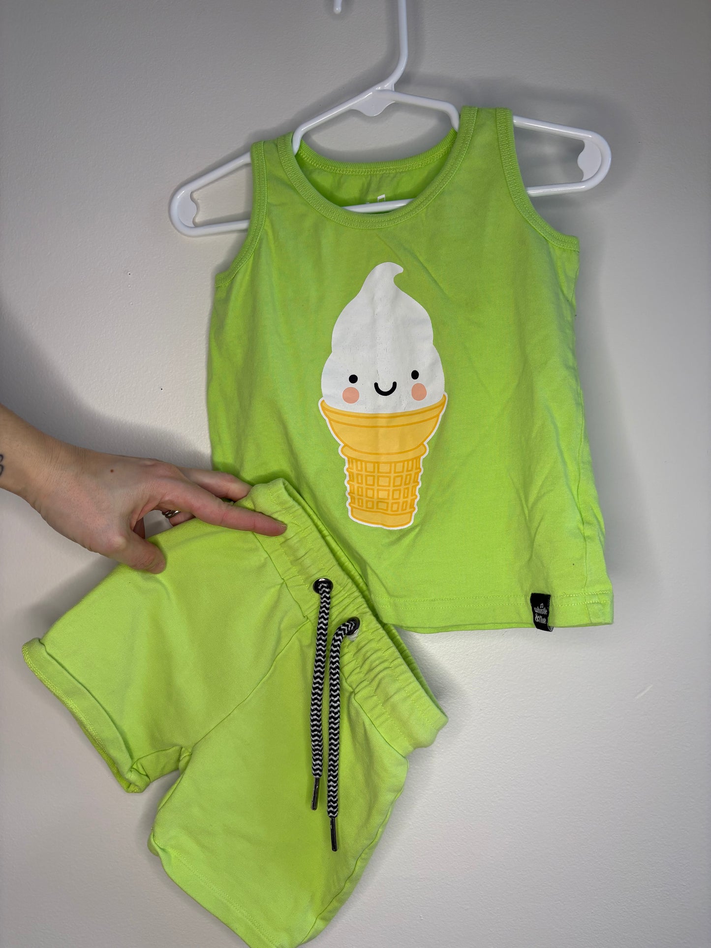 pre-loved :: 1-2T Kawaii Soft Serve Neon Set