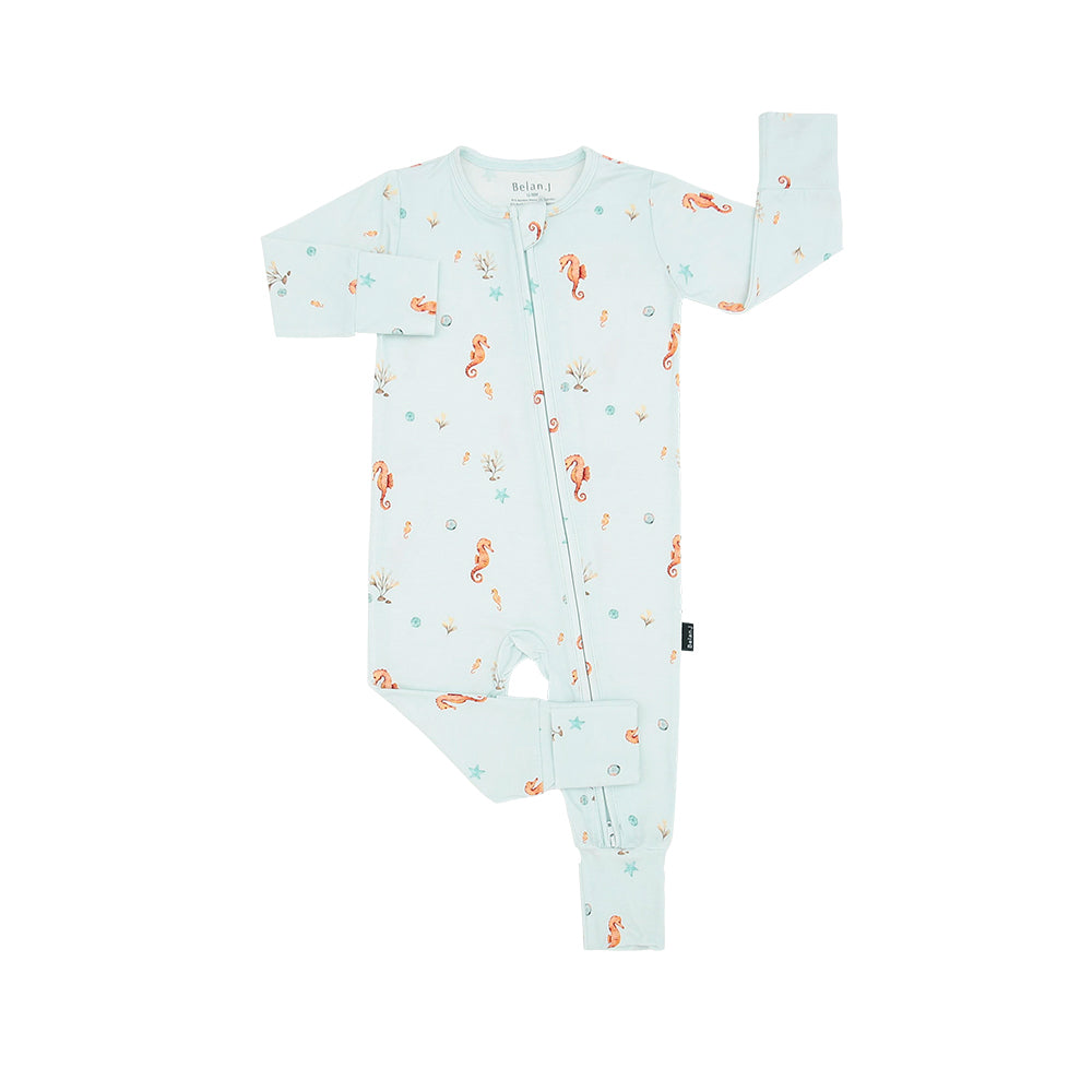 Belan J. - Sleeper with Foldover Cuffs in Seas the Day