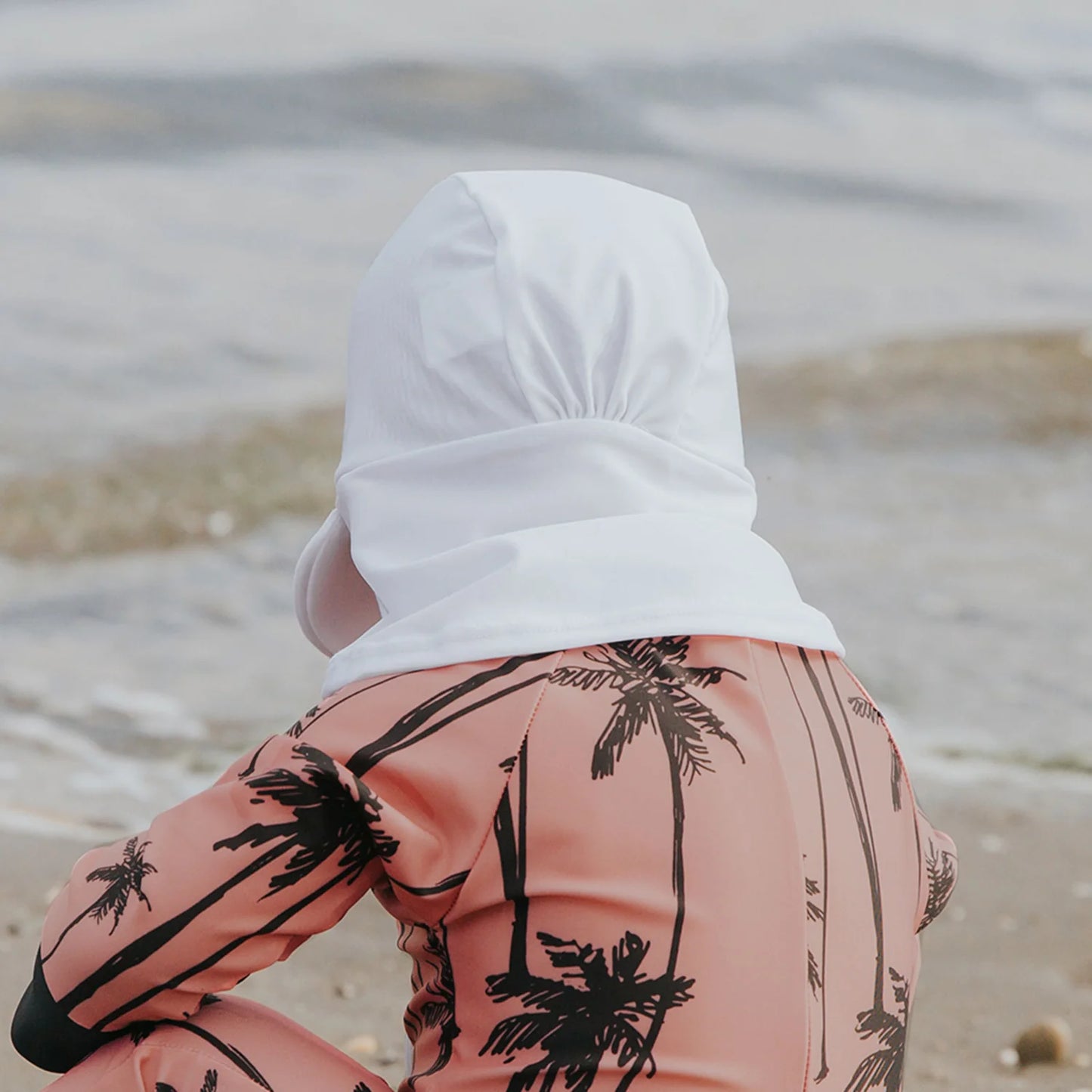 Honeysuckle Swim Co. - Stretch Sunhat White