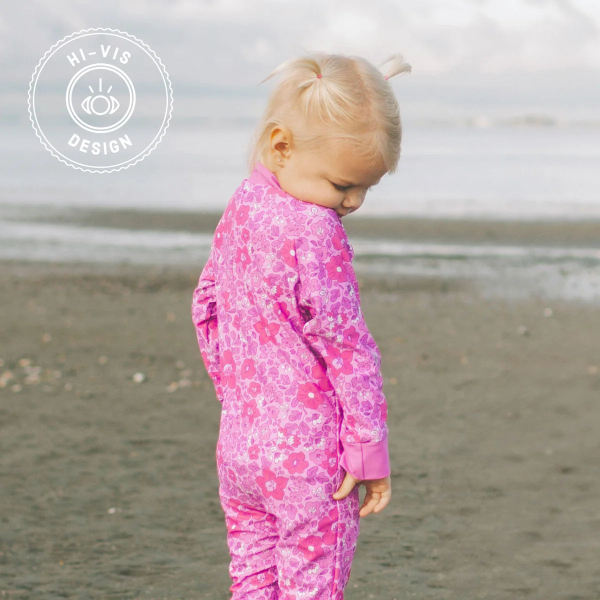 Honeysuckle Swim Co. - Sunsuit in Flor-escent