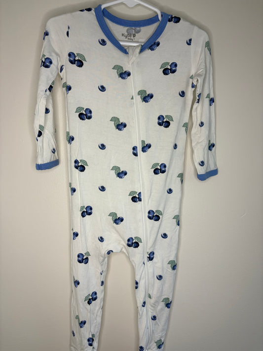 pre-loved :: 3T Blueberry Bamboo Sleeper (GUC)