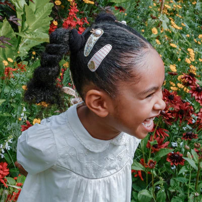 Petal Bunny Fabric Clip Set