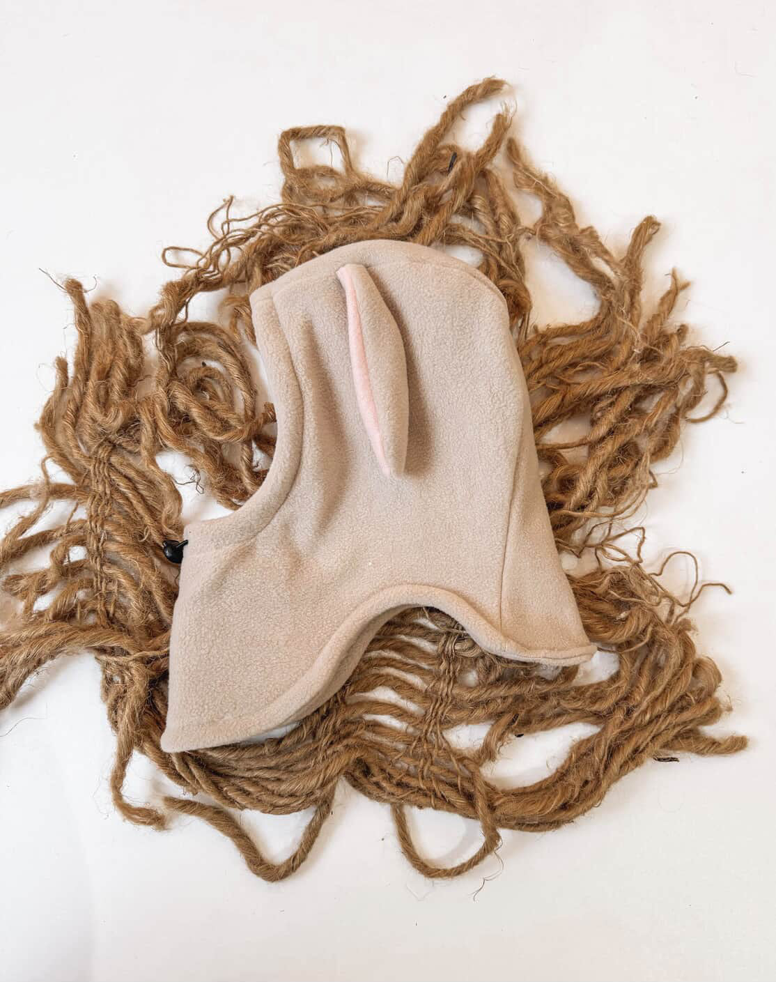 Oat Milk Bunny Snuggle Hood