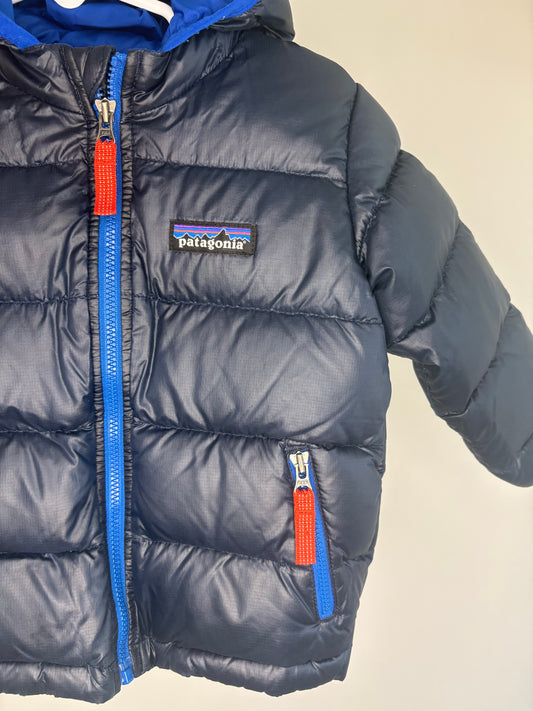 pre-loved :: 6-12M Blue Patagonia Puffer (generous fit)