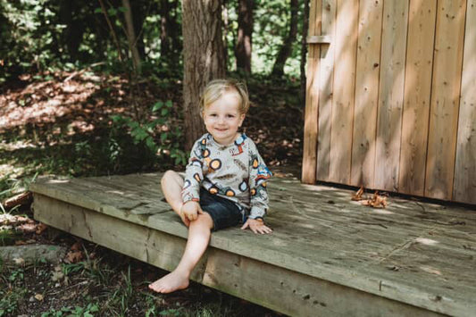 Mills & Mare Baby Co. - Harvest Tractor Crewneck