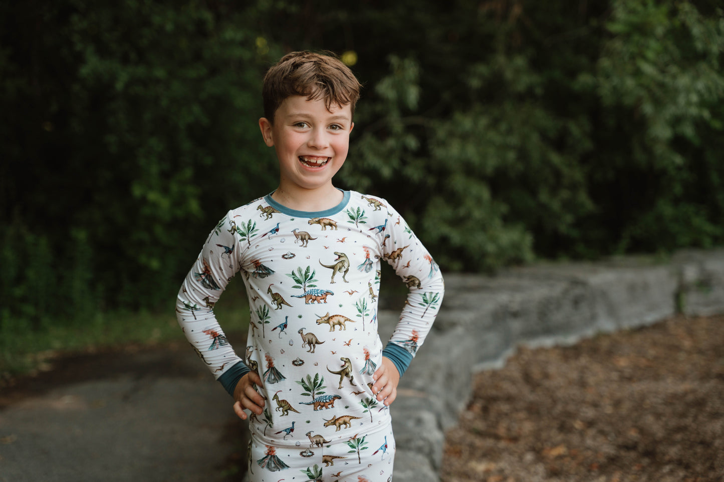 Children's PJ Set - Dino