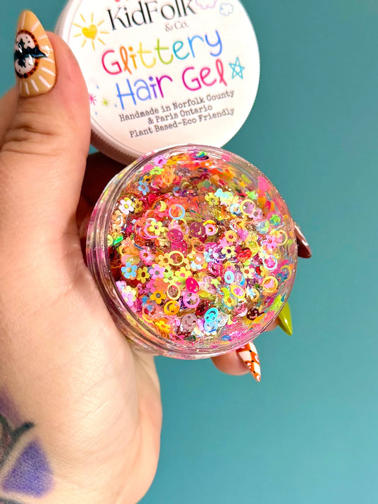 Glittery Hair Gel
