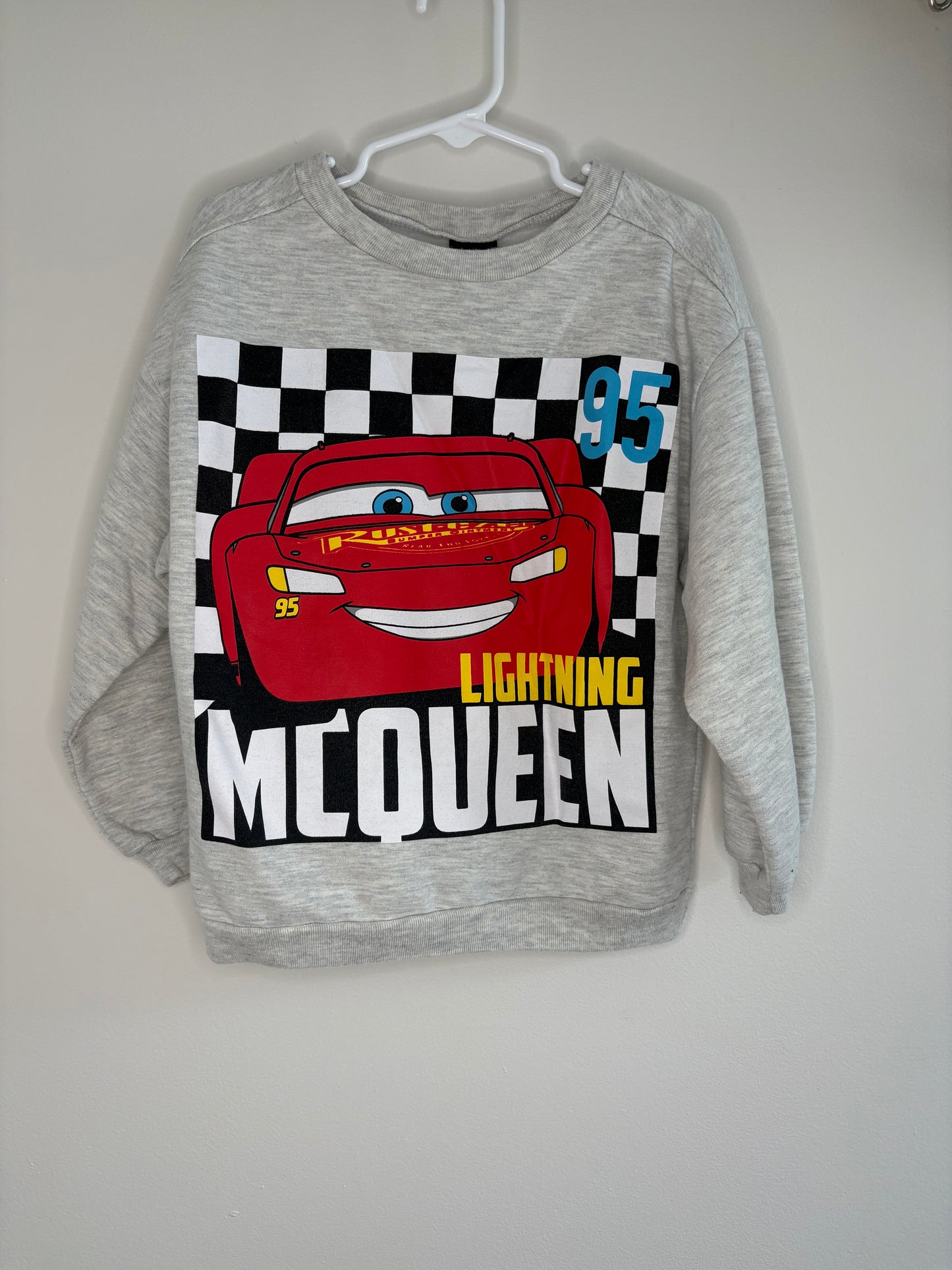 pre-loved :: 5T Lightning McQueen Graphic Crewneck