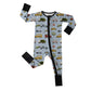 Infant Zip Romper - Rush Hour