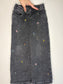 pre-loved :: 5T Grey Wash Embroidered Denim