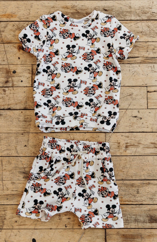 *RESCUE* Short & Top Set - Mickey Oh Canada
