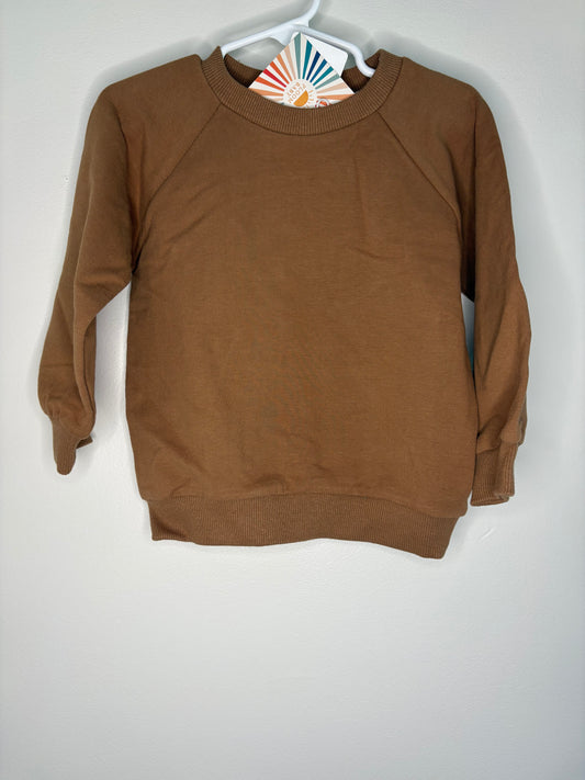 pre-loved :: 2T Neutral Organic Cotton Crewneck (NWT)