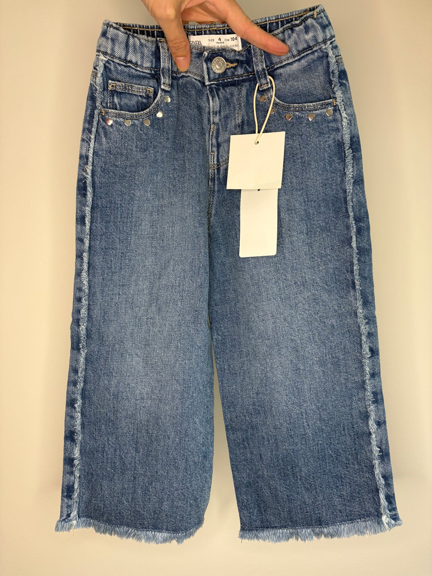pre-loved :: 4T Raw Edge Denim (NWT)