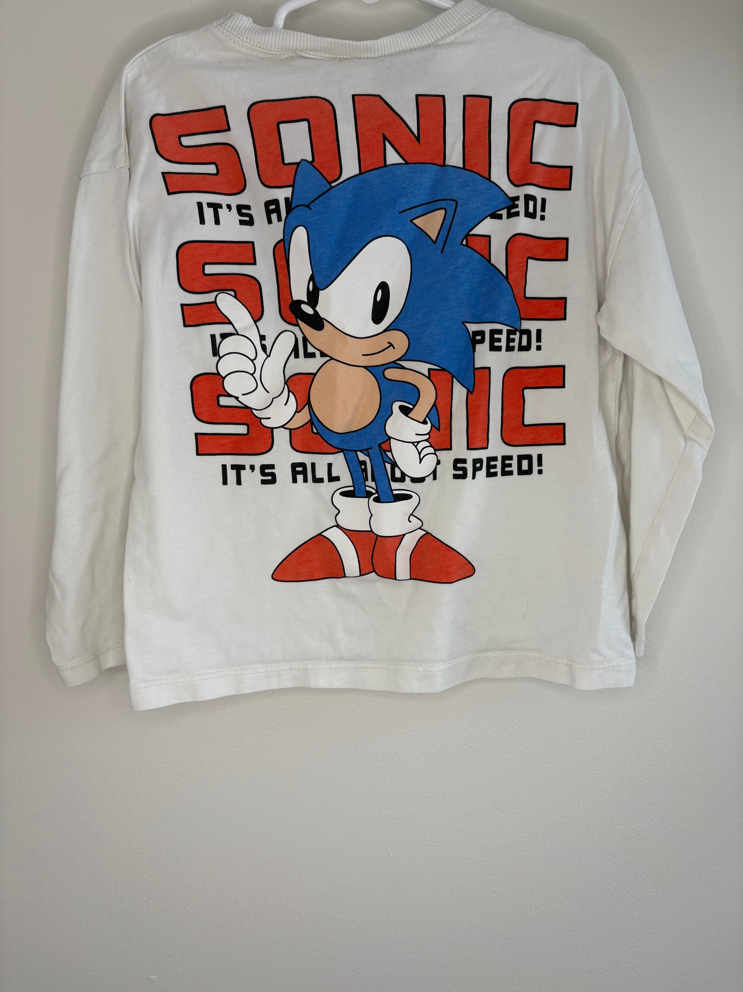 pre-loved :: 6Y Sonic Long Sleeve (fits small)