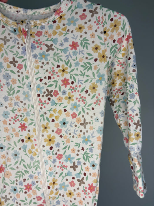 pre-loved :: 12-18M Floral Bamboo Sleeper