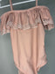 pre-loved :: 6-7Y Pink Eyelet Swimsuit (NWT)