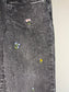 pre-loved :: 5T Grey Wash Embroidered Denim