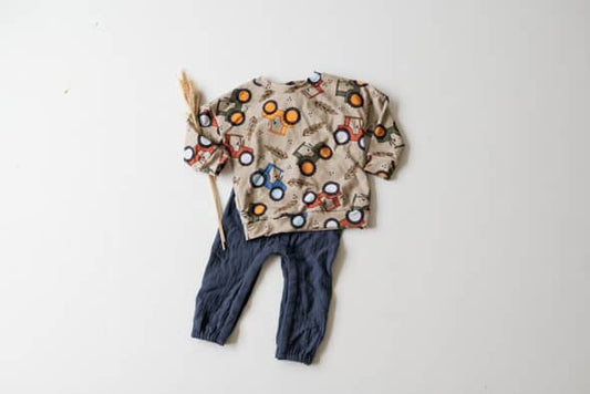Mills & Mare Baby Co. - Harvest Tractor Crewneck