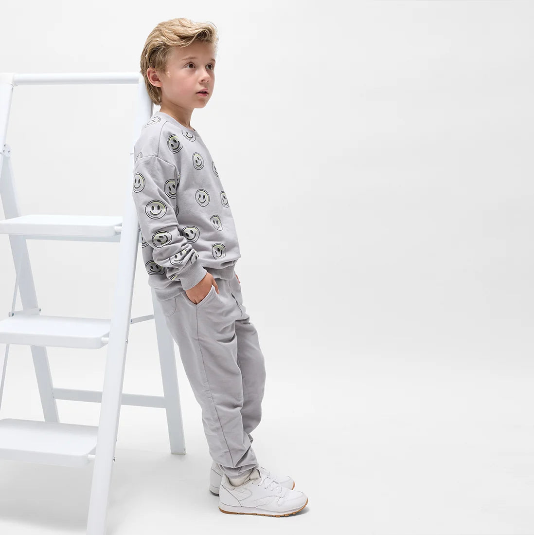 Smoke Grey Fleece Joggers