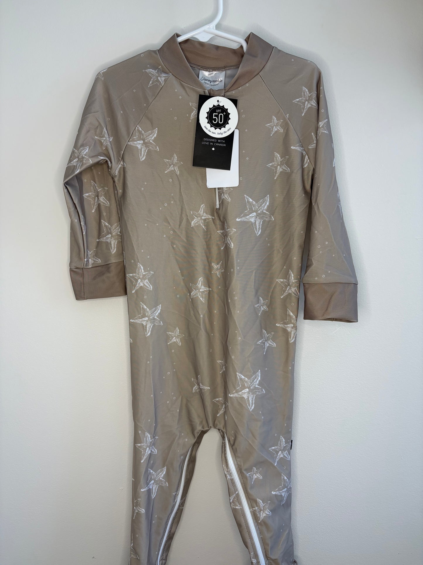 pre-loved :: 3T Sand Starfish Sunsuit (NWT)