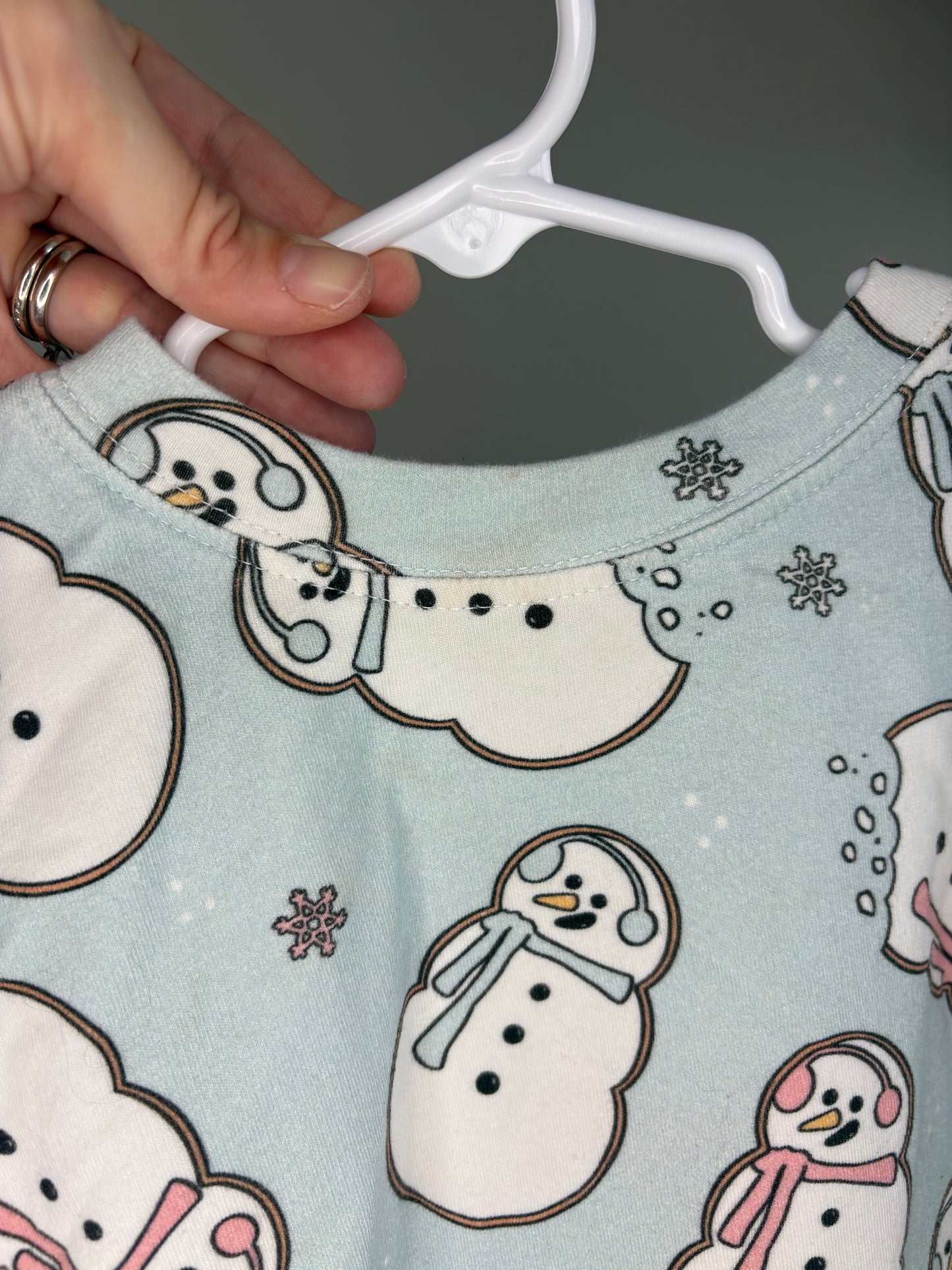 pre-loved :: 2T Snowman Bubble Romper