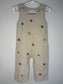 pre-loved :: 12-18M Knit Floral Overalls (GUC)