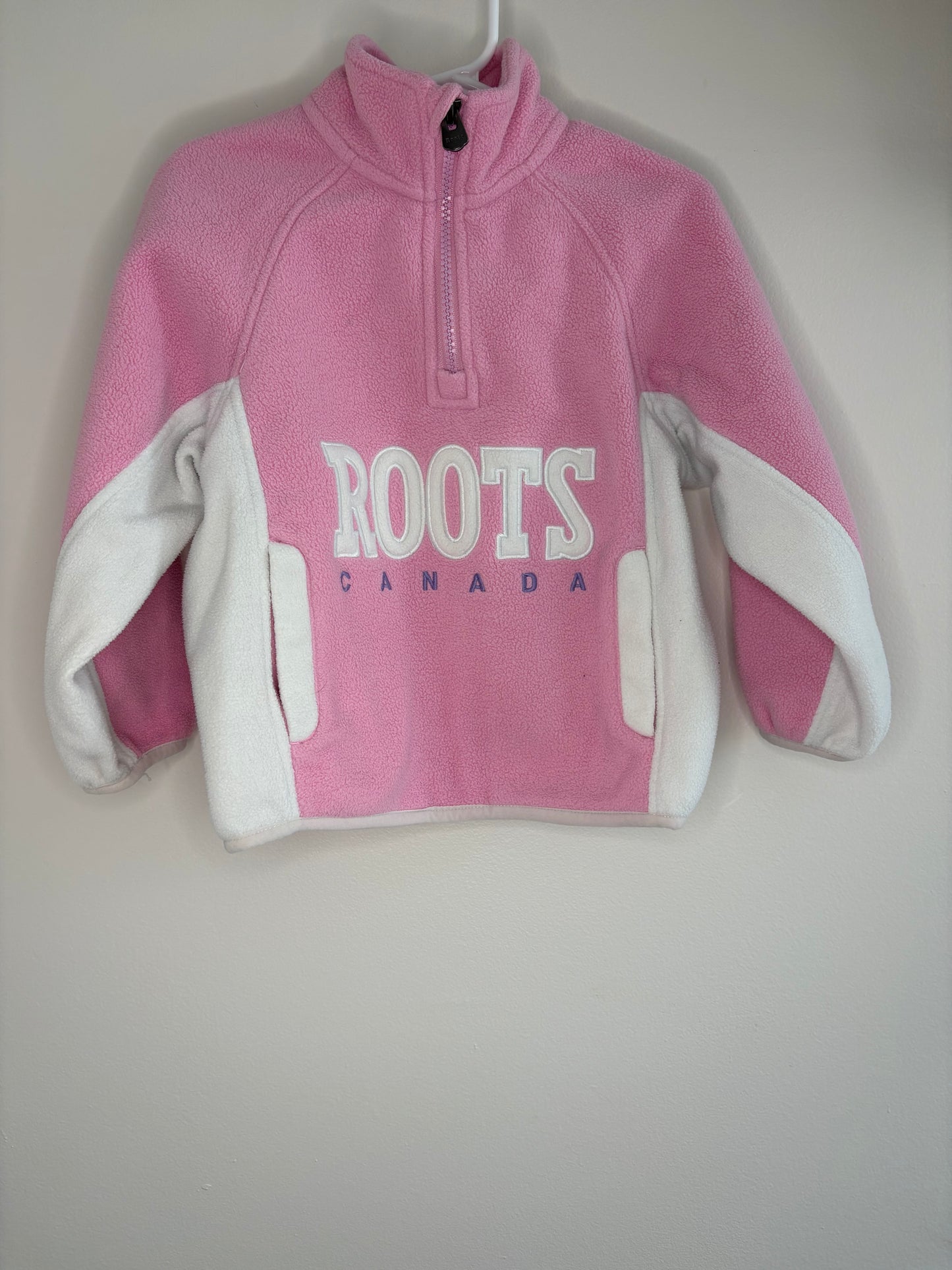 pre-loved :: 3T ROOTS Fleece Quarter Zip