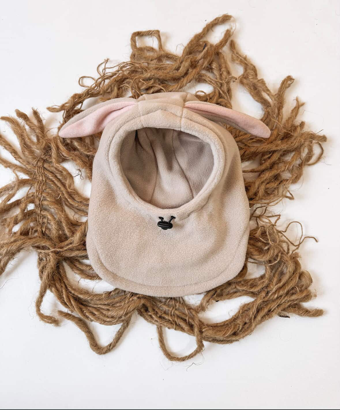 Oat Milk Bunny Snuggle Hood