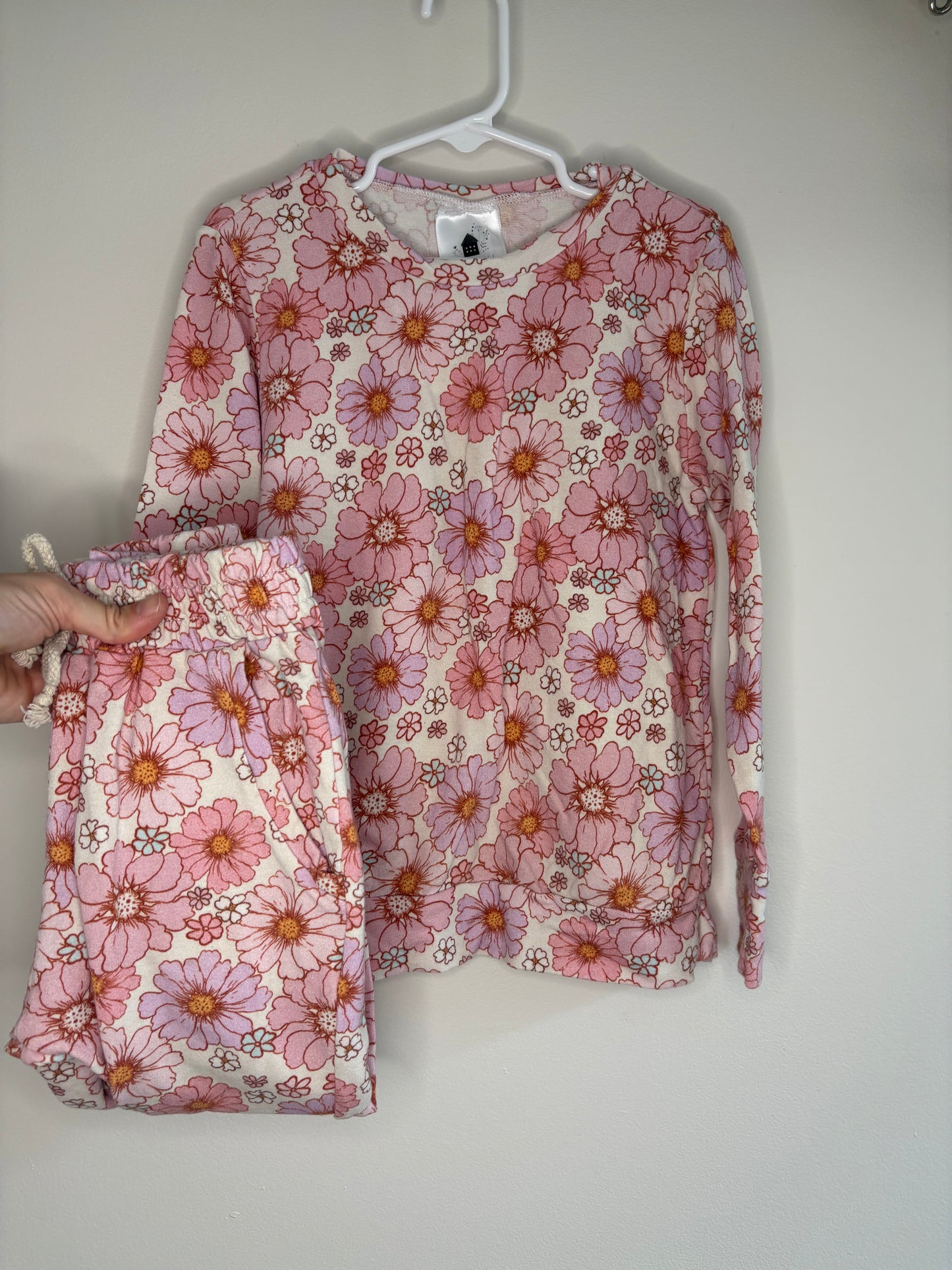 pre-loved :: 5T Pink/Purple Floral Matching Set