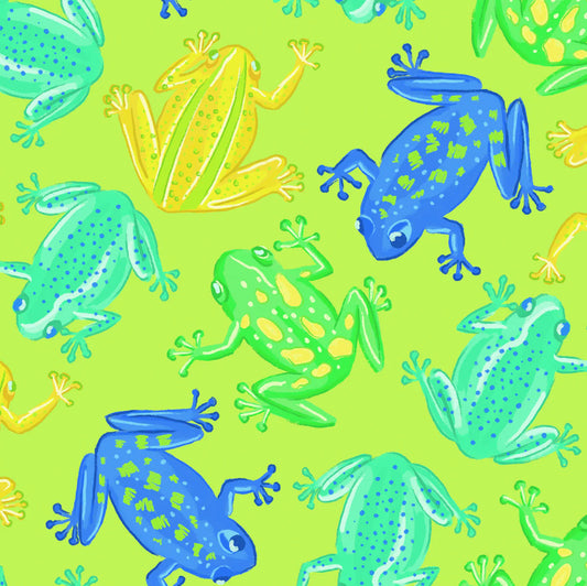 Full Zipper Sunsuit - Toadally Bright