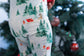 Footless Zipper Sleeper - Sleigh Ride
