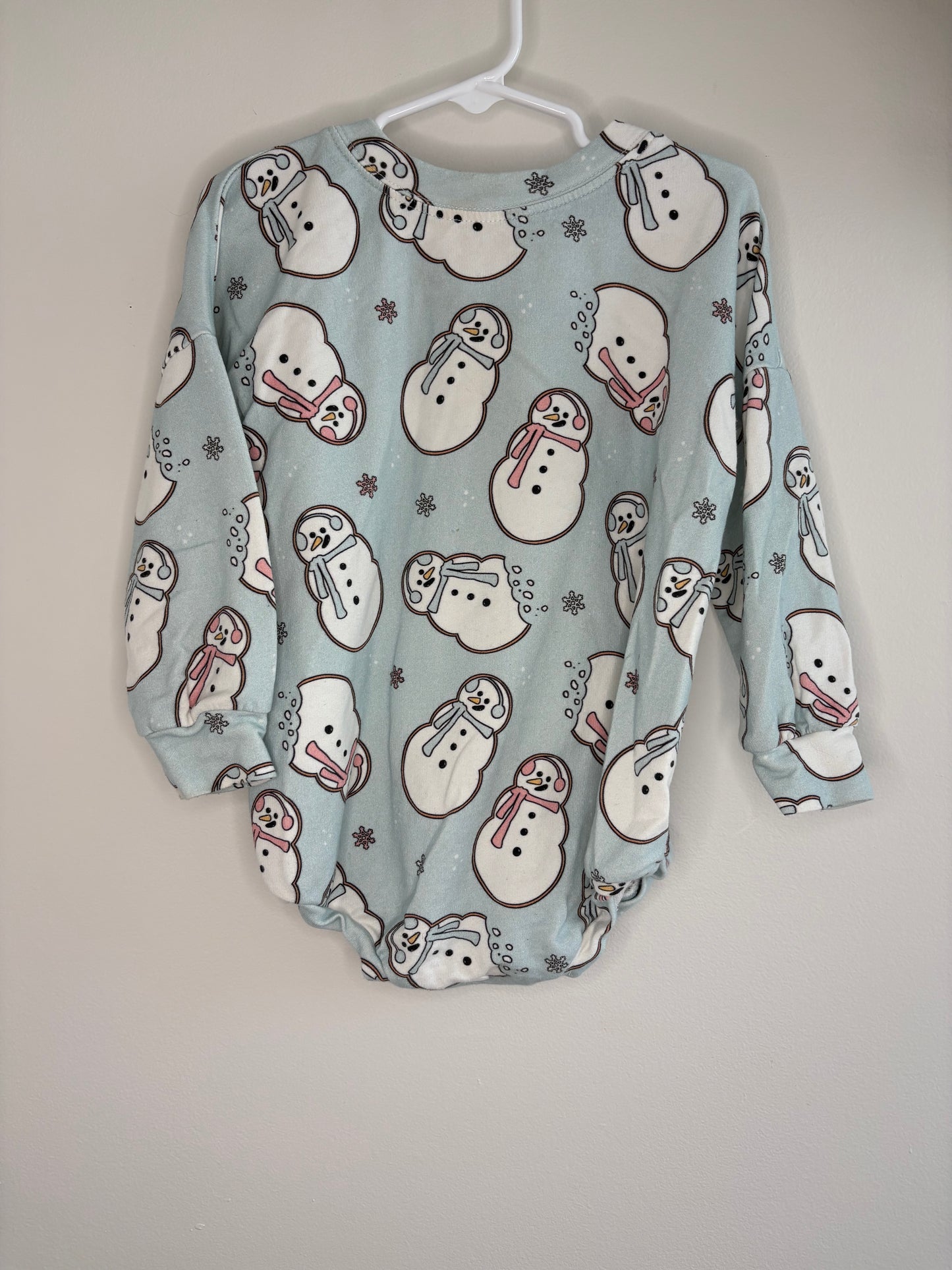 pre-loved :: 2T Snowman Bubble Romper
