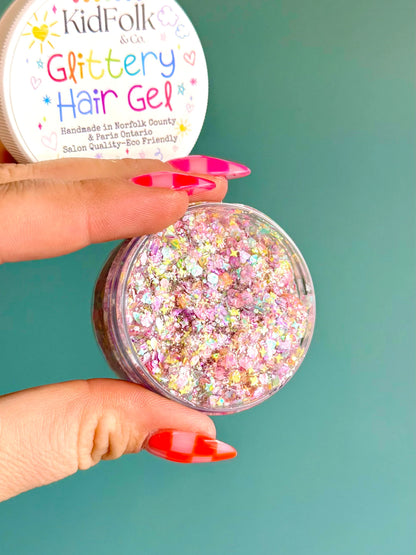 Glittery Hair Gel